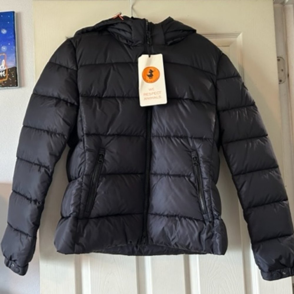 NWT Save the Duck Hooded Water Repellent Puffer Jacket - Size XXL (runs small)